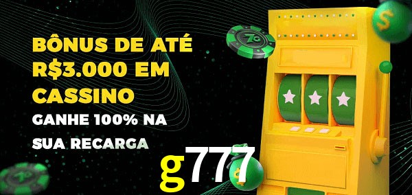 g777 melhor bônus de depósito